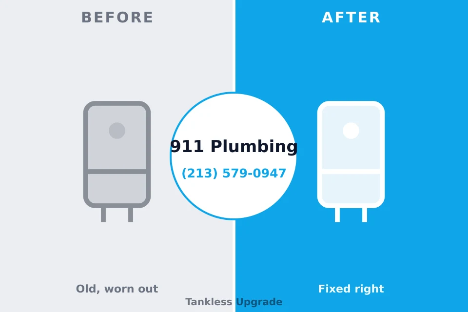 Before and after: plumbing company Cashmere, WA